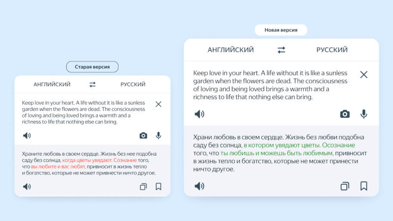Выпущена обновлённая версия «Яндекс Переводчика» с алгоритмами YandexGPT.