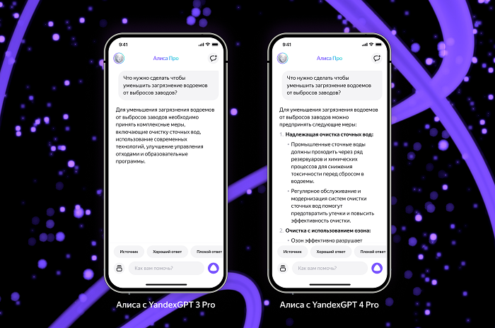 Новая версия голосового помощника «Алиса» переведена на Yandex GPT 4 Pro.