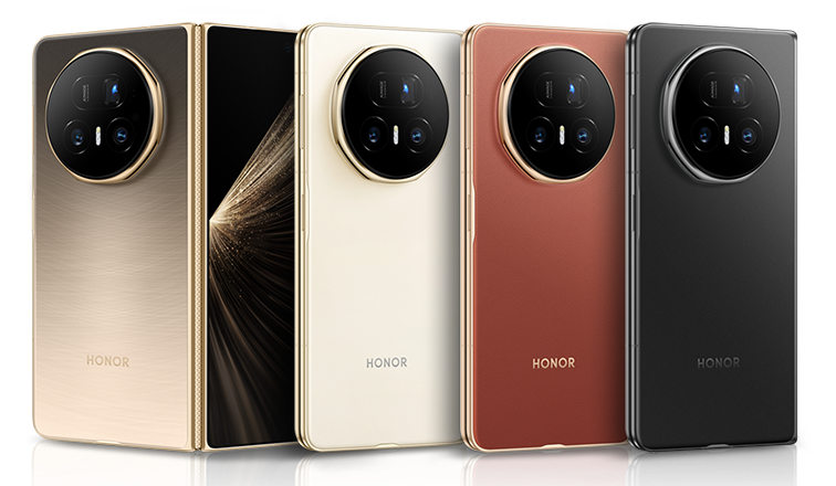 Смартфон HONOR Magic V5 с гибким OLED-экраном.