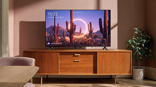 ТВ Станция Бейсик QLED - телевизор Яндекса.