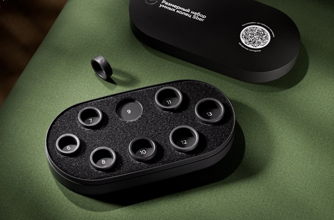 Размерный набор смарт-колец Сбера.