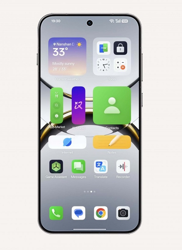 Пользовательский интерфейс ColorOS 16.