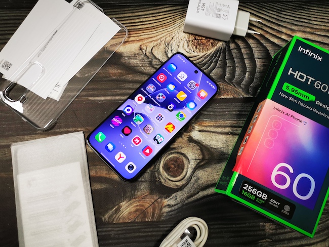Тест-обзор тонкого смартфона Infinix HOT 60 Pro+.