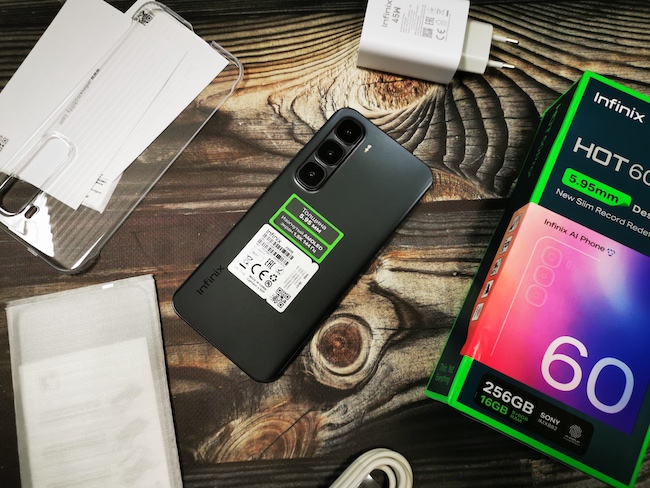 Тест-обзор тонкого смартфона Infinix HOT 60 Pro+.