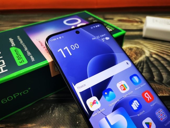 Тест-обзор тонкого смартфона Infinix HOT 60 Pro+.
