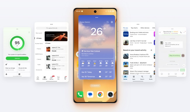 Android 15 с Realme UI 6.0.
