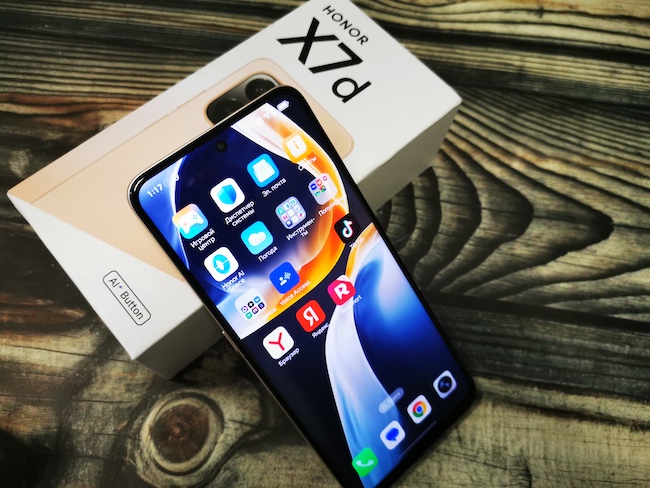 Тест-обзор смартфона HONOR X7d.