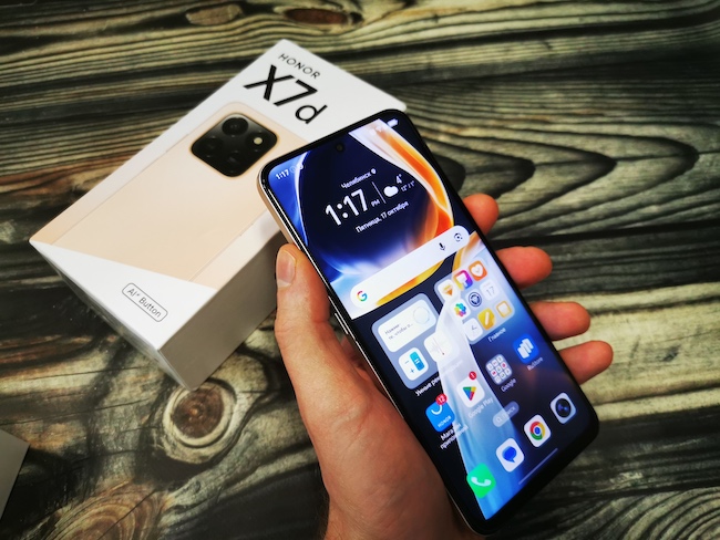 Тест-обзор смартфона HONOR X7d.