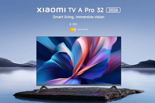 Старт продаж новых ТВ панелей Xiaomi TV A Pro 2026.
