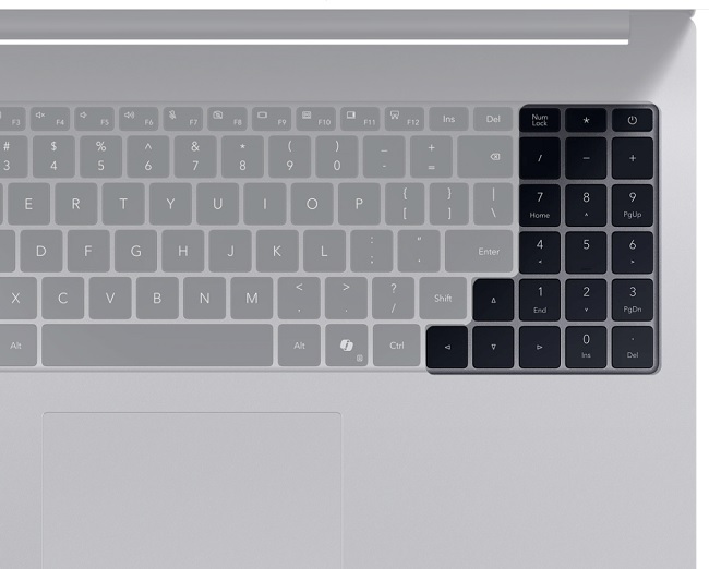 Клавиатура на ноутбуке HONOR MagicBook X16.