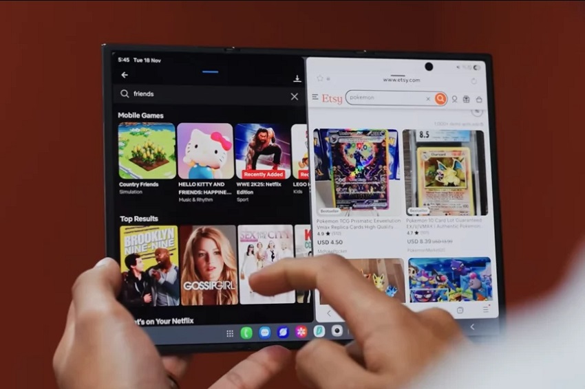 В России стартовали продажи смартфона Samsung Galaxy Z TriFold.