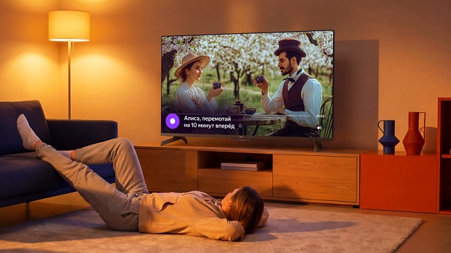 «Яндекс» представил новый MiniLED-телевизор ТВ Станция MiniLED.