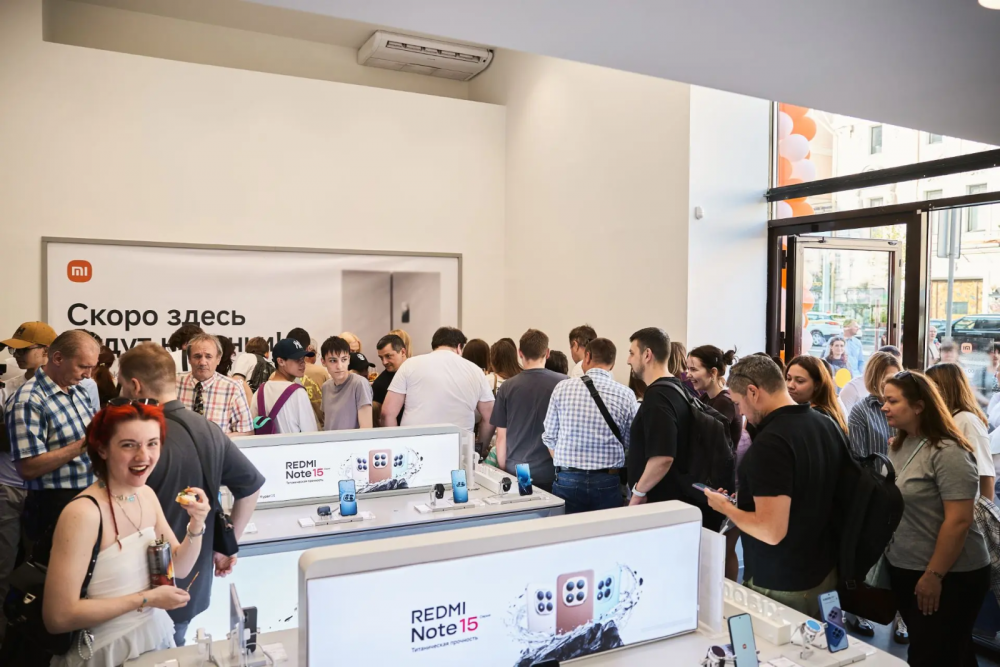 Новый магазин Xiaomi в Москве.
