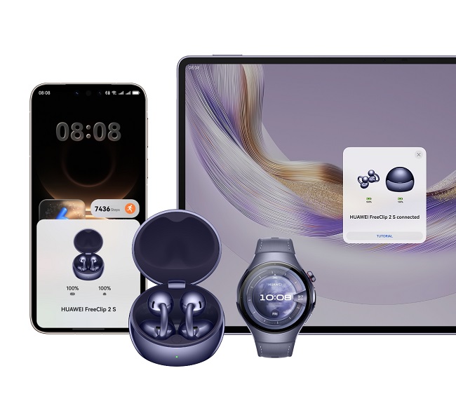 Беспроводные наушники Huawei FreeClip 2 S.
