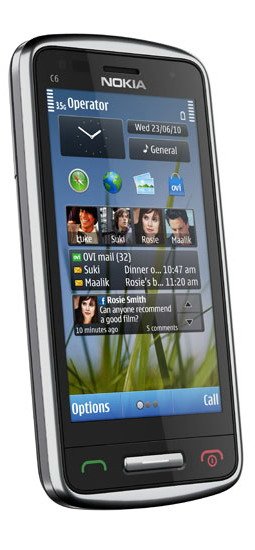 Представлен доступный по уене смартфон Nokia C6-01