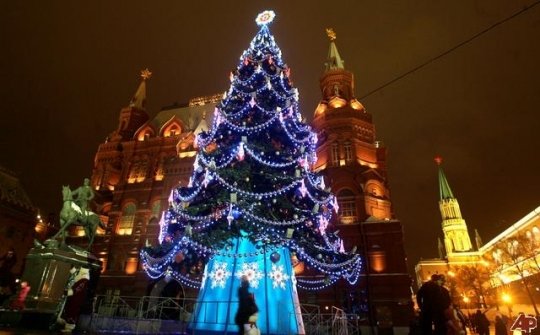 Новый год в Москве.