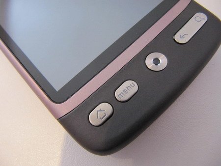 Механические кнопки HTC Desire.