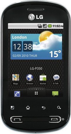 Пользовательский интерфейс LG Optimus.