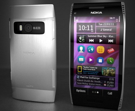 Последний анонсированный смартфон Nokia X7 на Symbian.