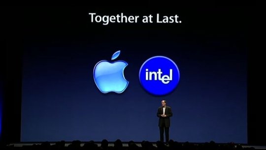 Партнёрство Apple и Intel.