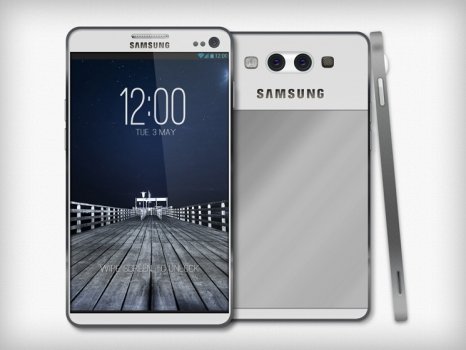 Концепт смартфона Samsung Galaxy S IV.