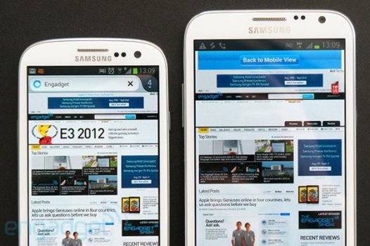 Samsung Galaxy Note III получит 6,3-дюймовый дисплей.