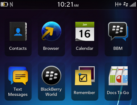 В Сеть попали скриншоты новой «операционки» для смартфонов BlackBerry.