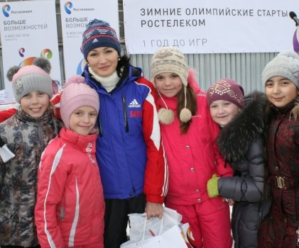 Светлана Ишмуратова открыла праздник «Год до Олимпиады».