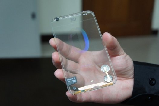 Transparent Smartphone Prototype.