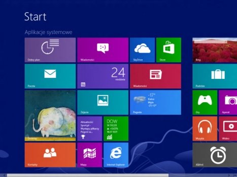 Скриншот ОС Windows Blue.