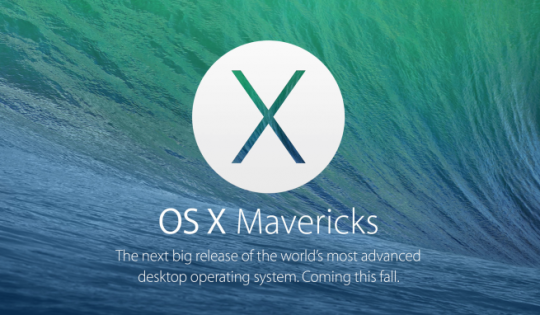 OS X 10.9 Mavericks.