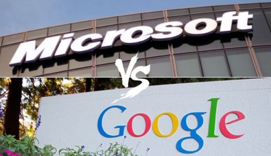 Google vs Microsoft.