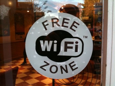 Зона бесплатного wi-fi.