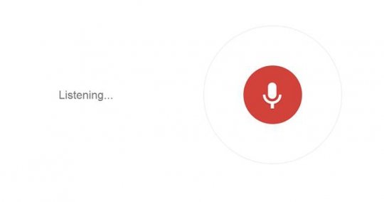 Google Chrome voice.