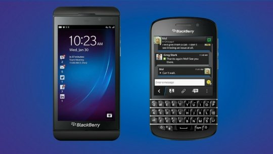 BlackBerry smartphones.