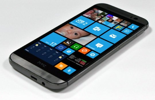 HTC One M8 на Windows Phone.