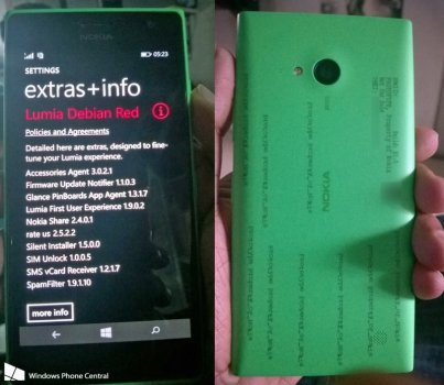 В сети появились фото неанонсированного смартфона Nokia Lumia 730.