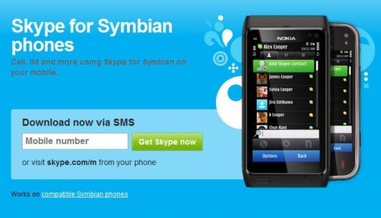 Skype for Symbian.