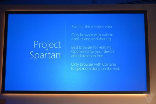 Microsoft officially announces Project Spartan.