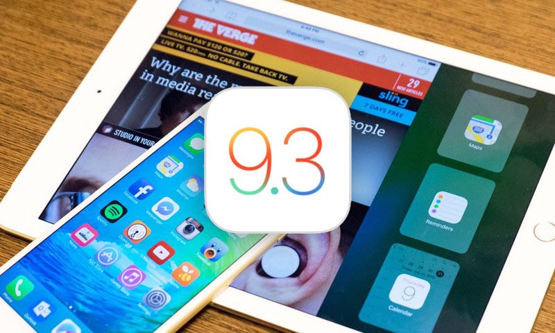 Обновление iOS 9.3 выводит из строя iPhone и iPad.