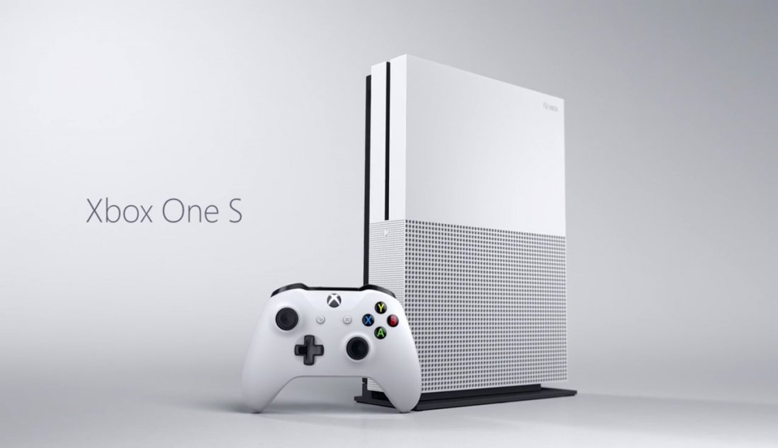 Microsoft представила игровую приставку Xbox One S.