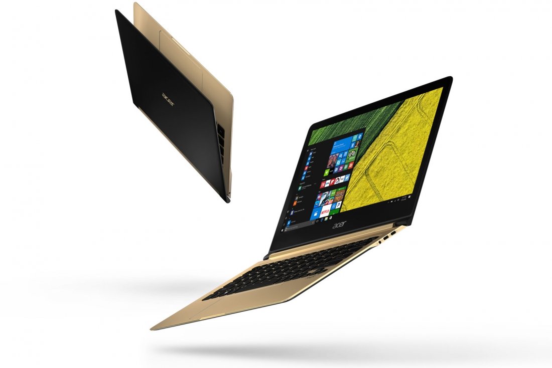 Acer представила линейку ультратонких ноутбуков Swift.