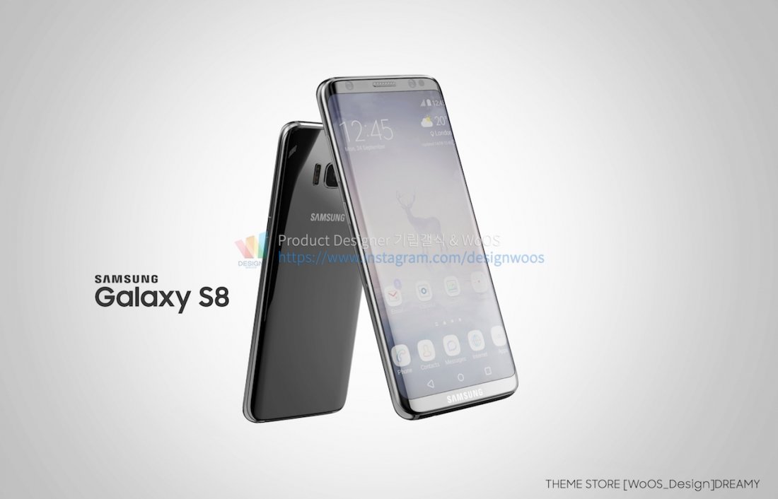 Опубликованы финальные изображения Samsung Galaxy S8.
