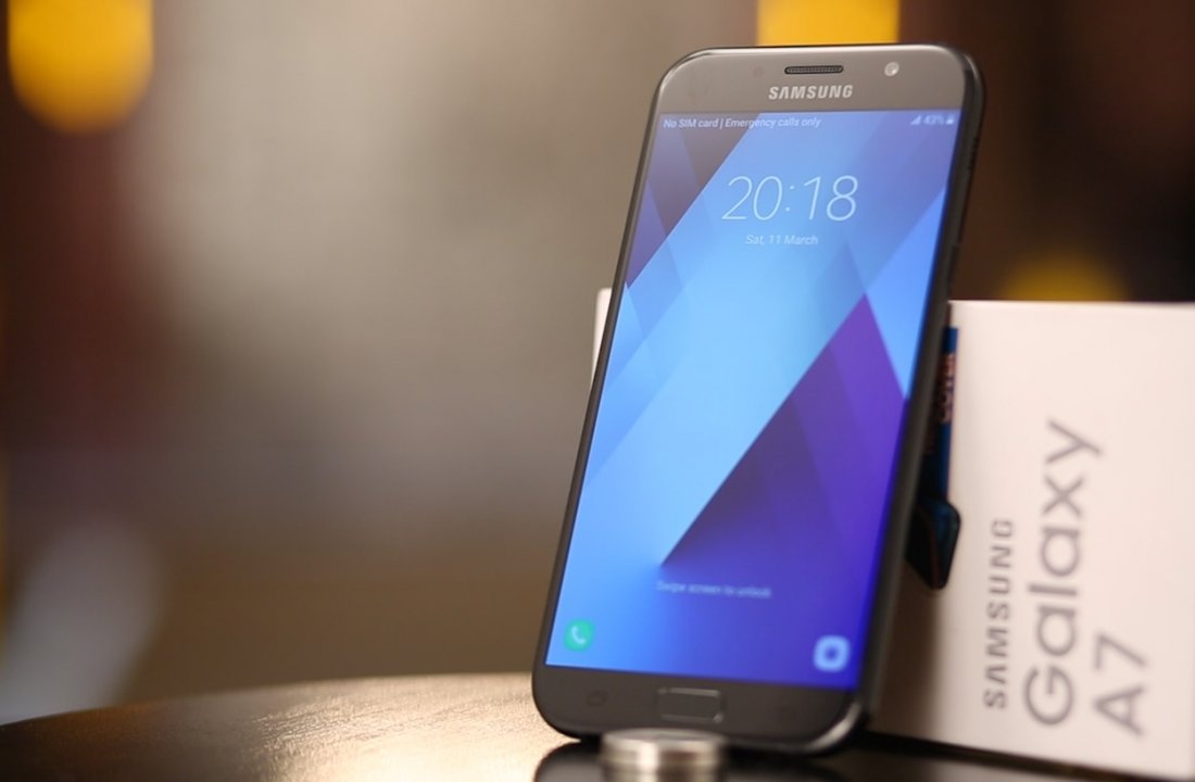Тест-обзор смартфона Samsung Galaxy A7 2017.
