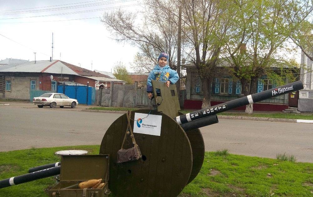 Ко Дню Победы сотрудники «Ростелекома» собрали танк.