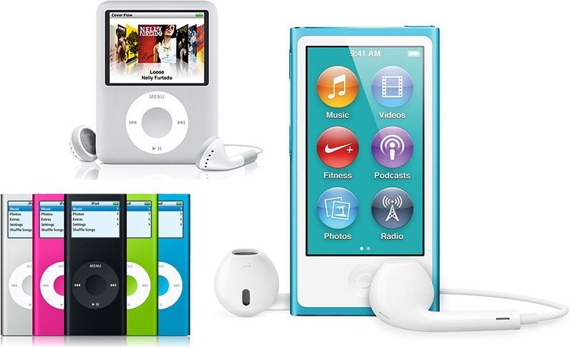 Apple прекратила продажи iPod nano и iPod shuffle.
