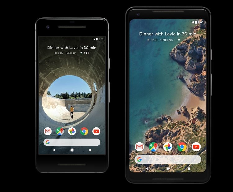 Google представила смартфоны Pixel 2 и Pixel 2 XL.
