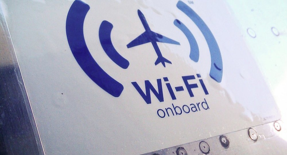 Wi-Fi на борту самолёта.