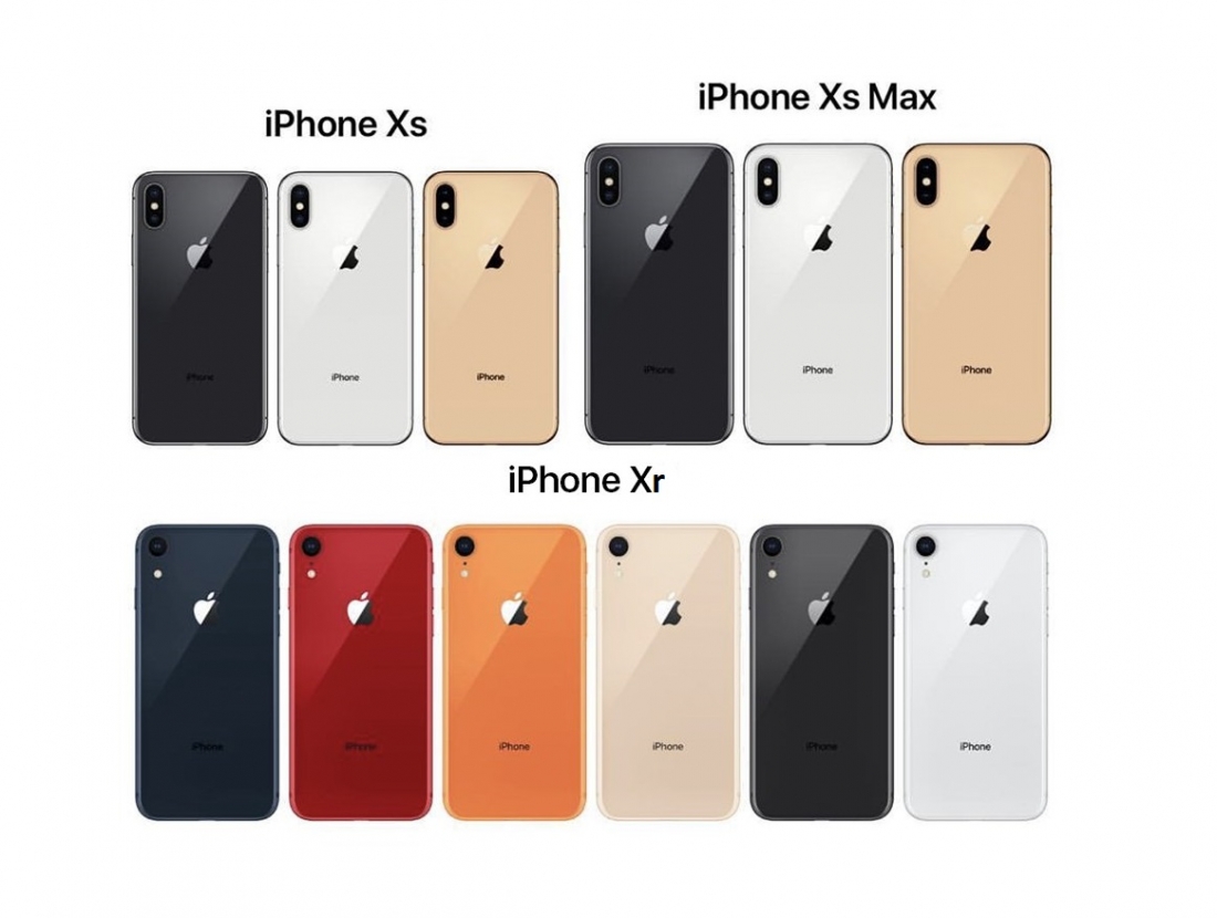 iPhone XR, iPhone XS и iPhone XS Max.
