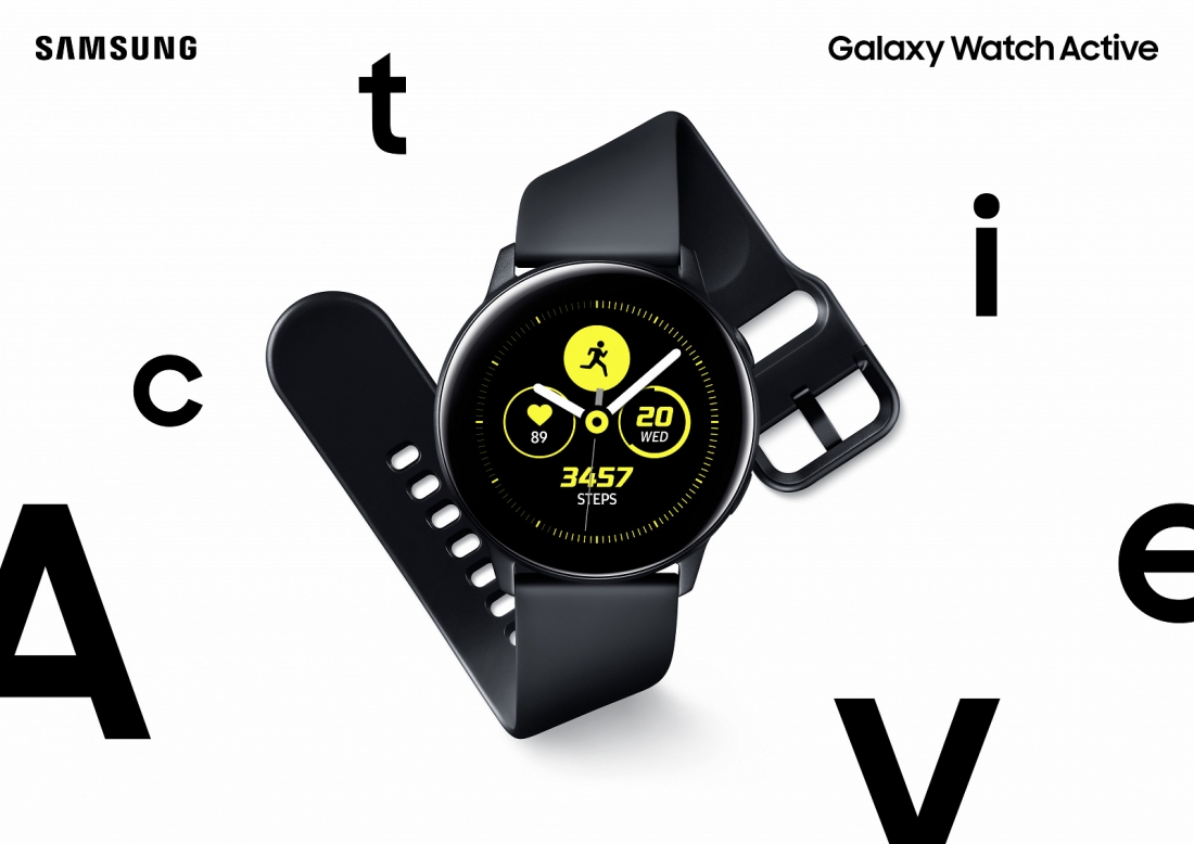 Samsung Galaxy Watch Active.